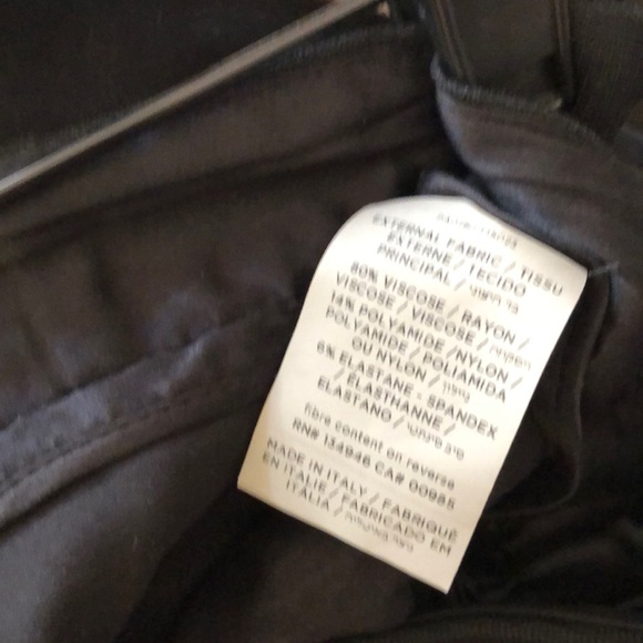 Tom Ford black slim stretch textured pant - Picture 8 of 8